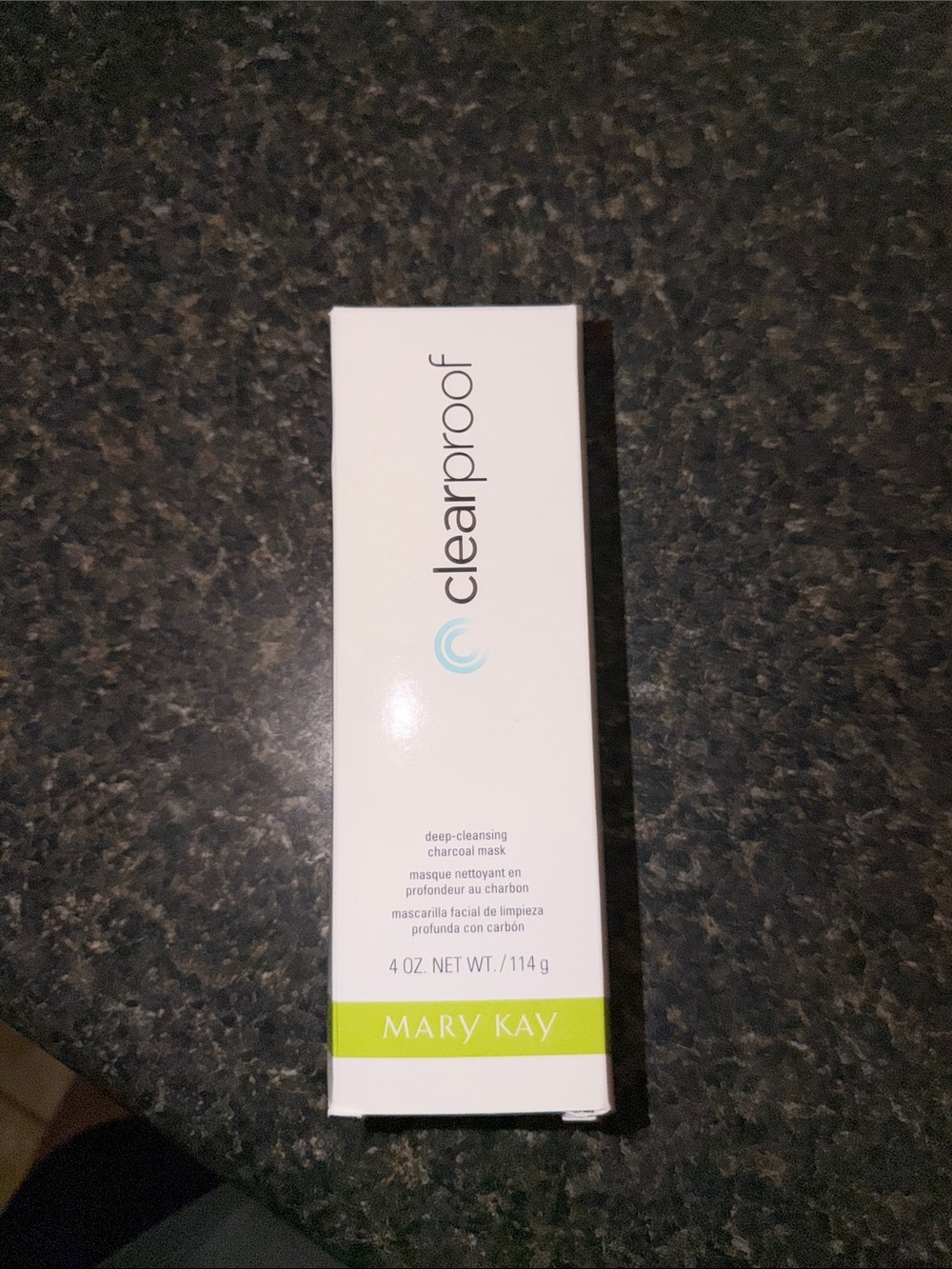 Mary Kay Clearproof Charcoal Mask — White/Green